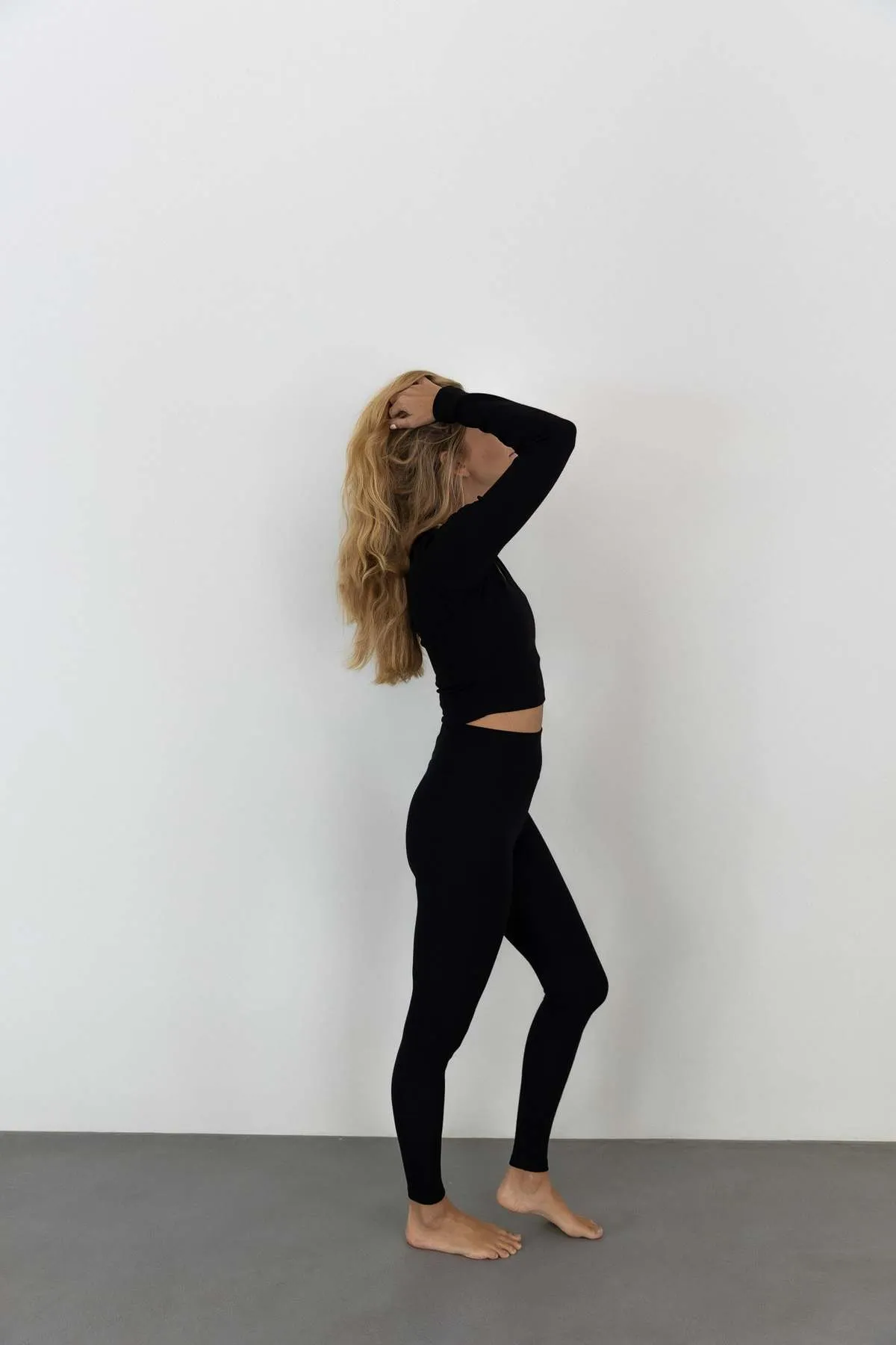 Moly Tencel  Leggings - Black