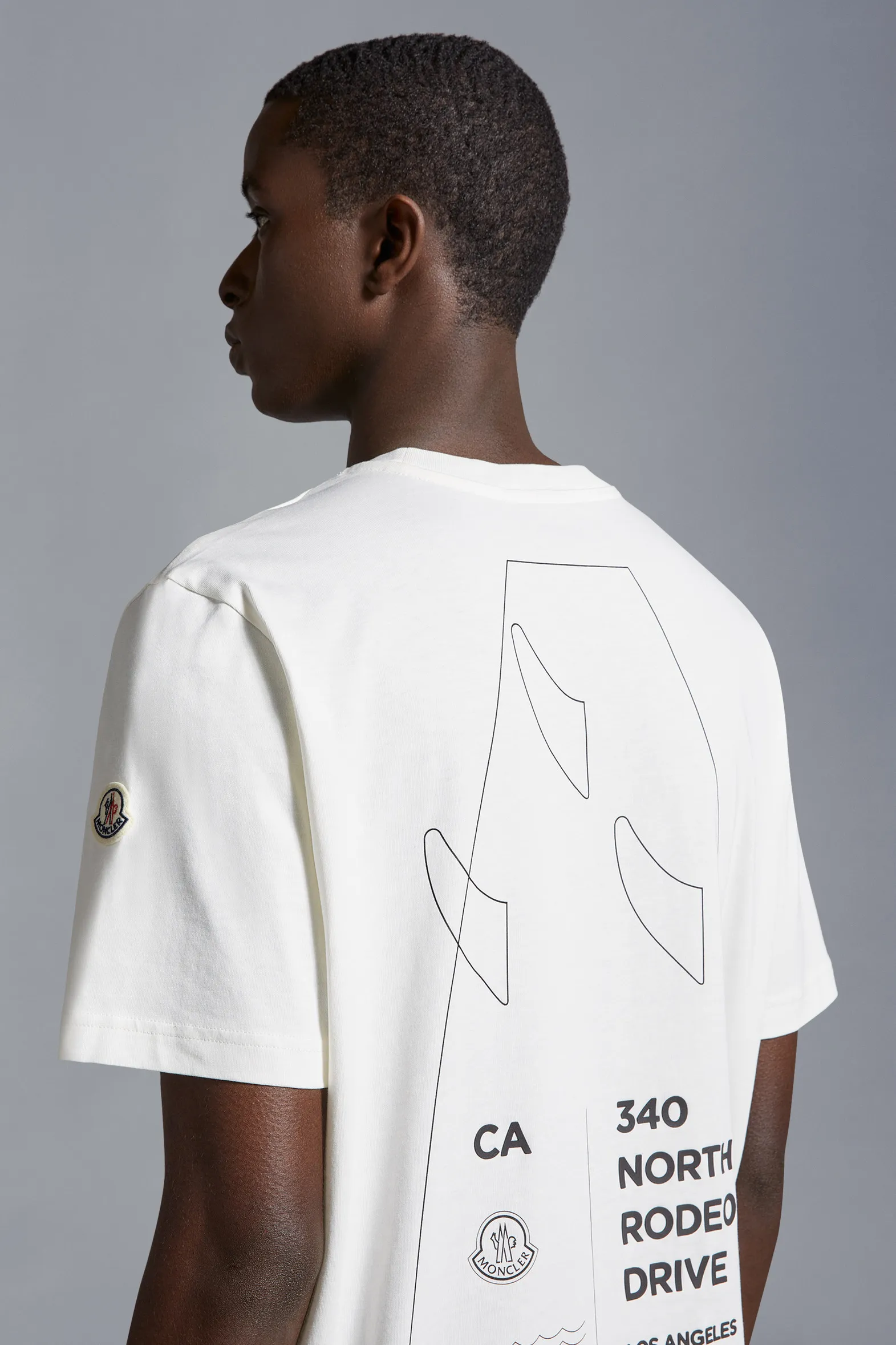 MONCLER  |Printed Motif T-Shirt