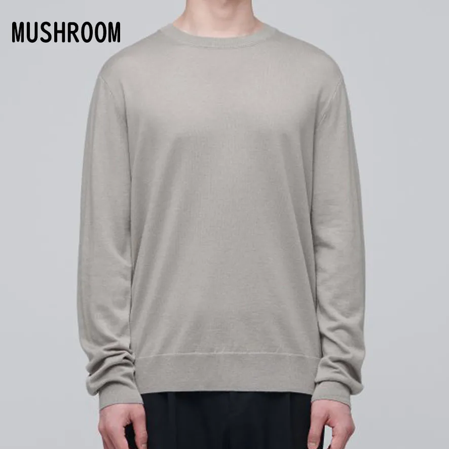 MUSINSA STANDARD  |Crew Neck Wool Nylon Street Style Long Sleeves Plain