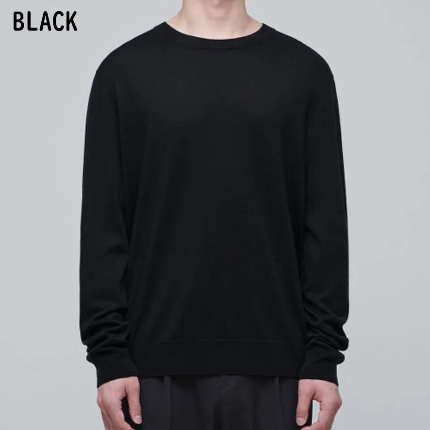 MUSINSA STANDARD  |Crew Neck Wool Nylon Street Style Long Sleeves Plain