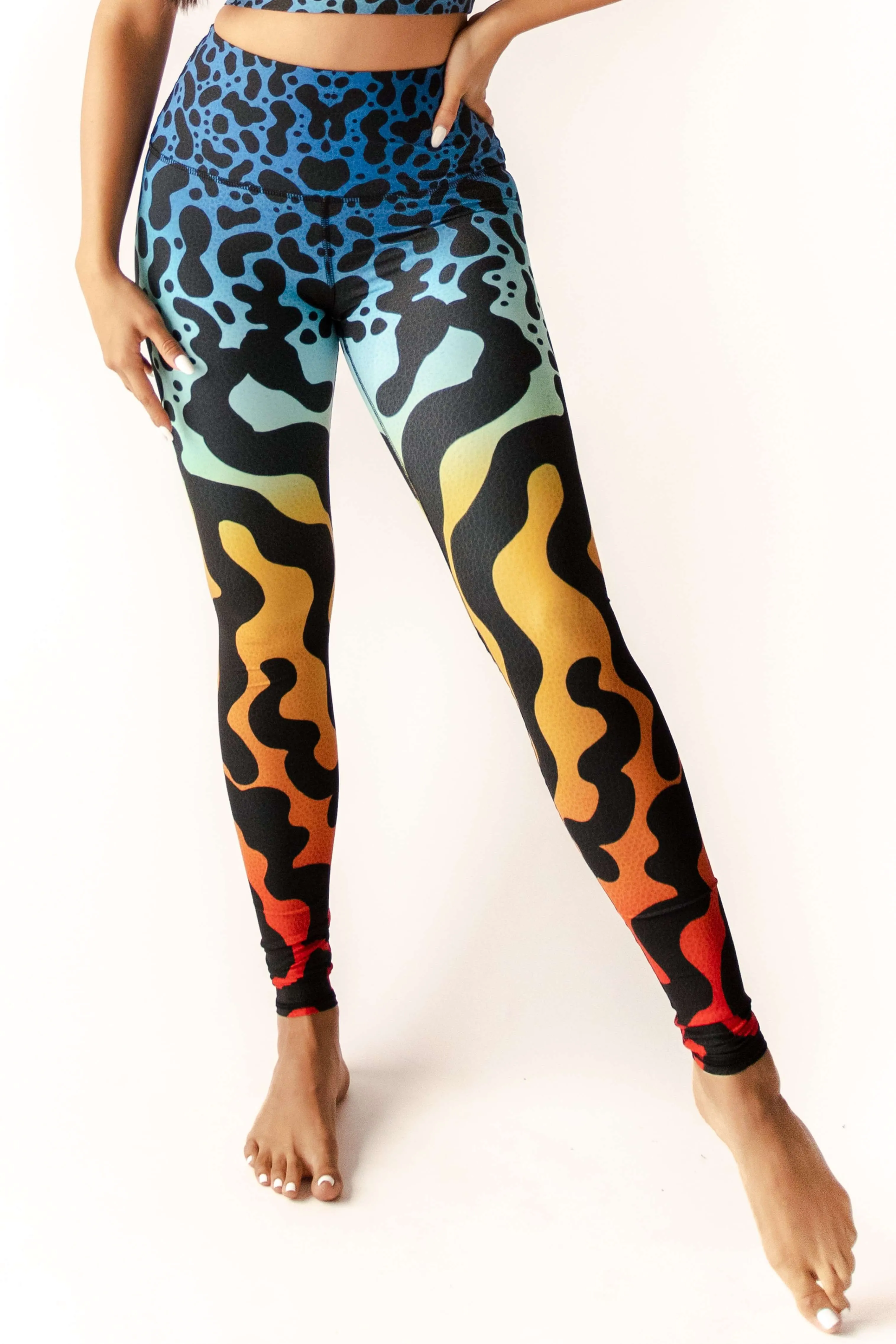 Natures Poison Printed Yoga Leggings