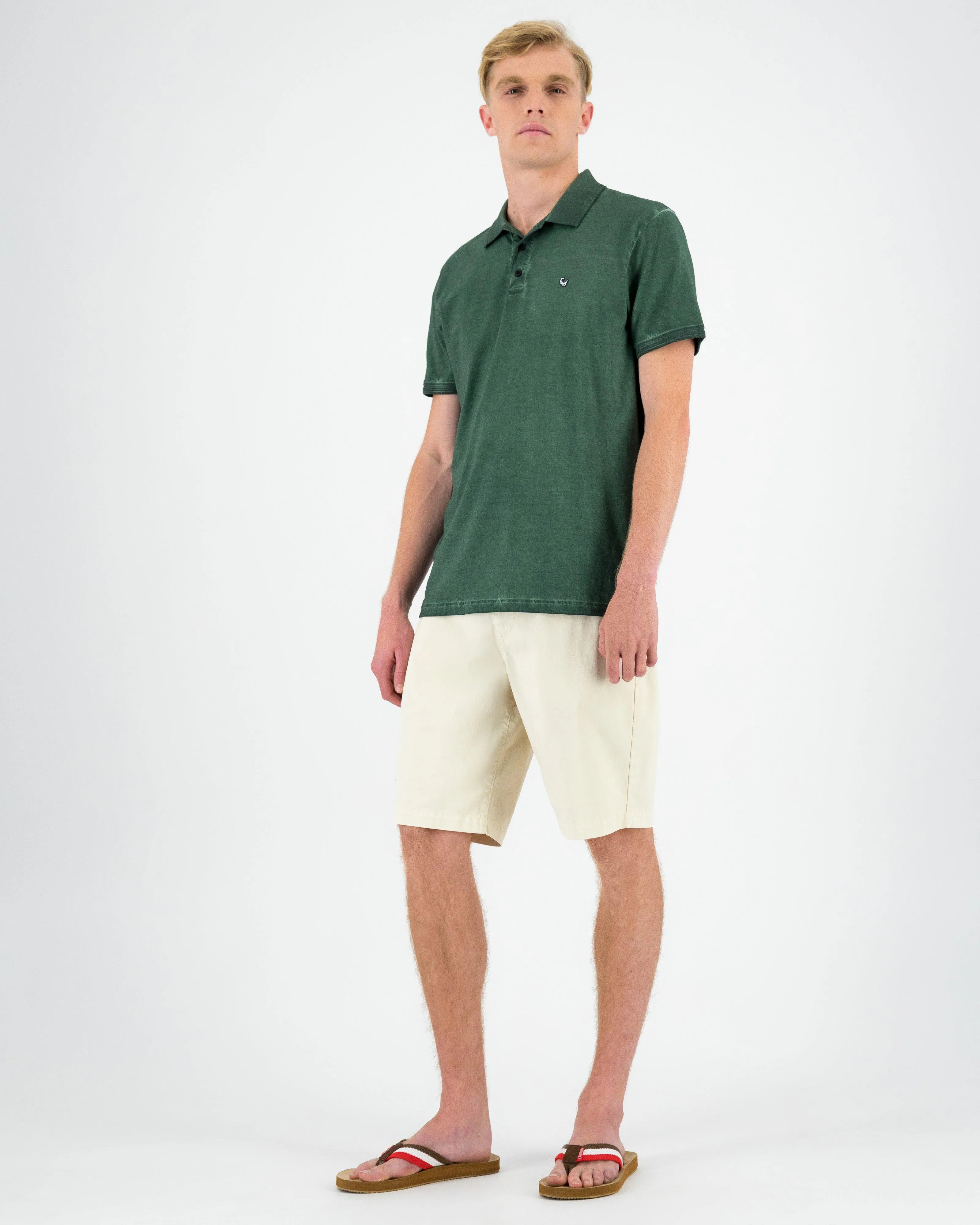 Old Khaki Men’s Rio Pigment Cotton Golfer | Cape Union Mart