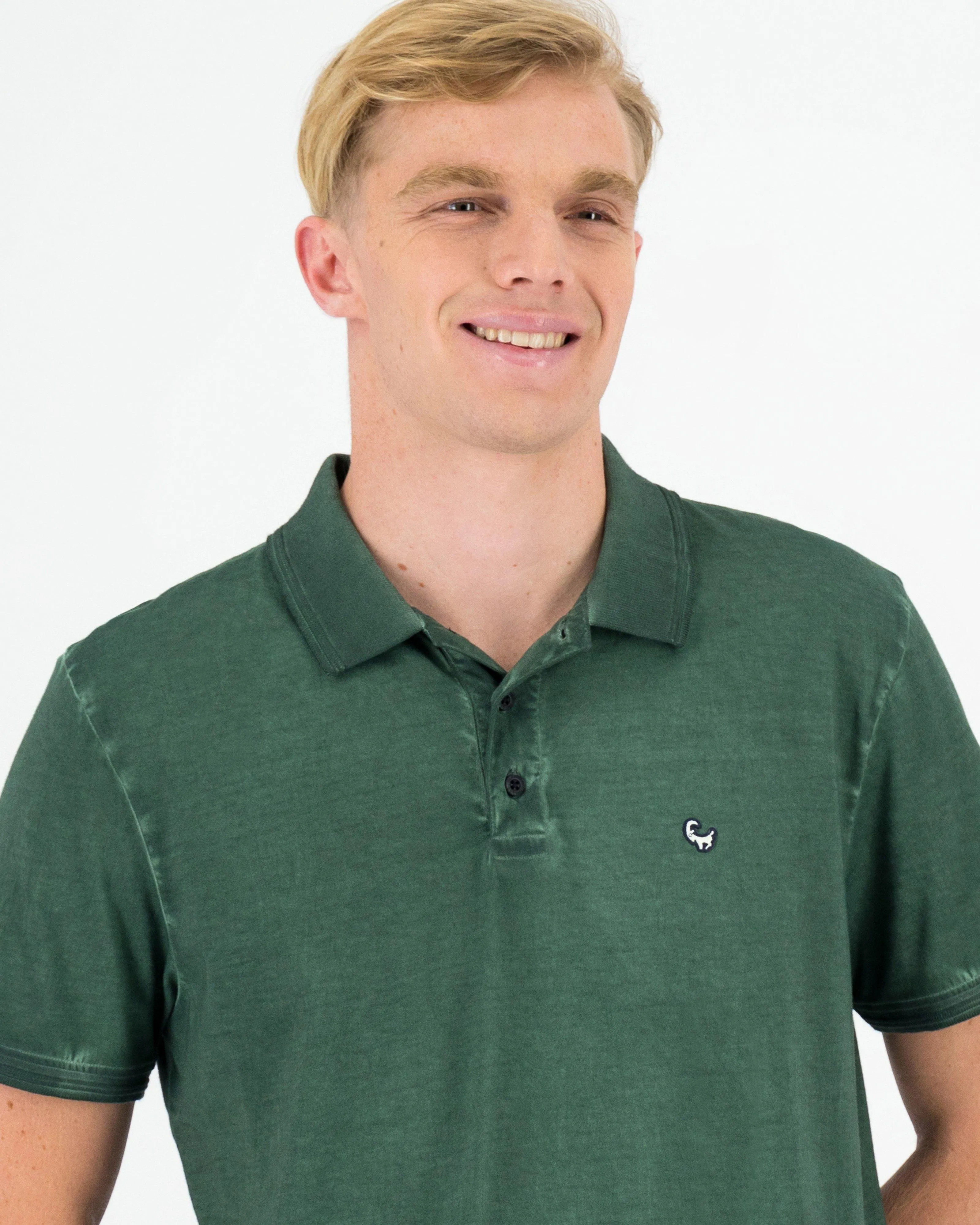 Old Khaki Men’s Rio Pigment Cotton Golfer | Cape Union Mart