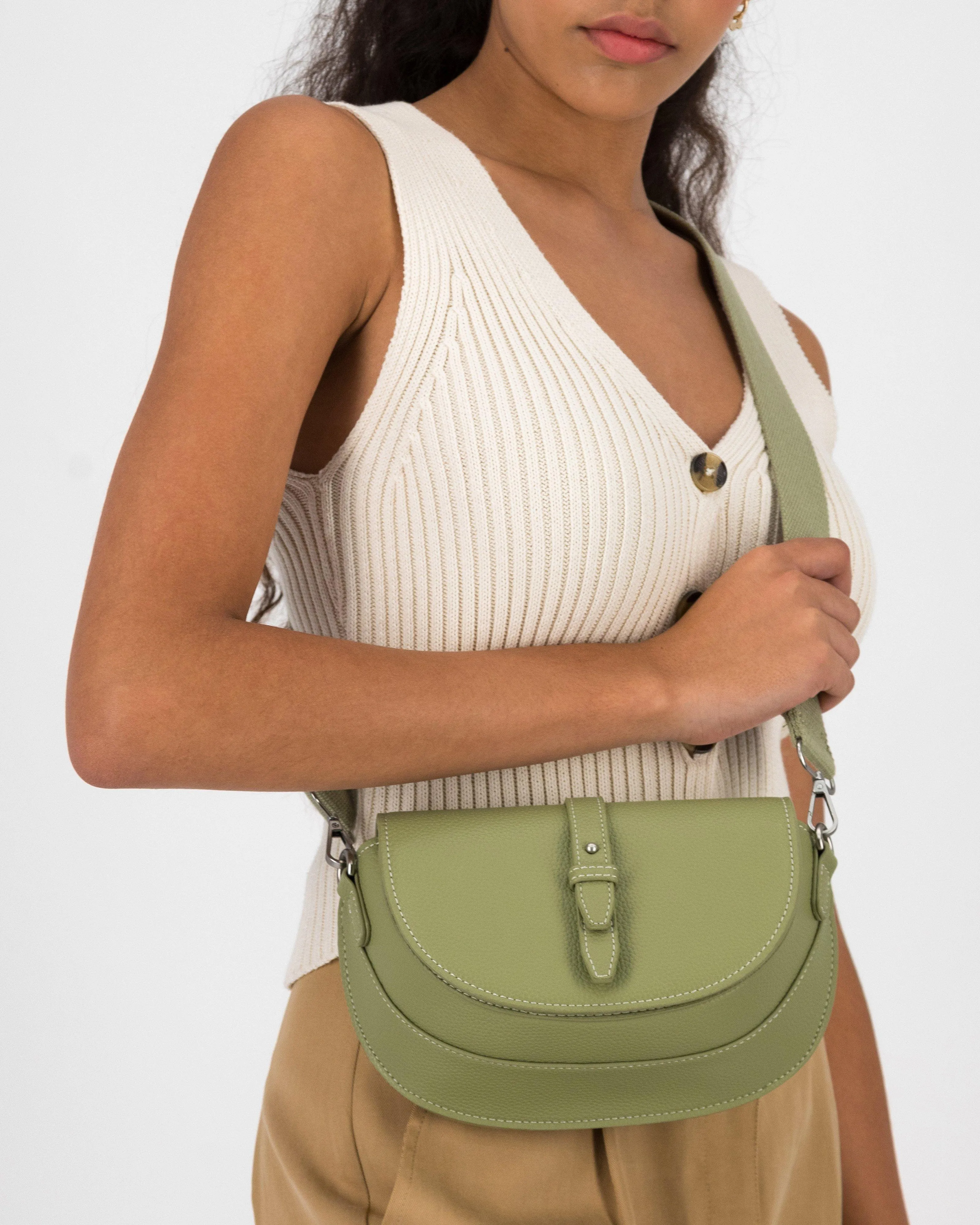 Old Khaki Tori-lee Halfmoon Crossbody Bag | Cape Union Mart