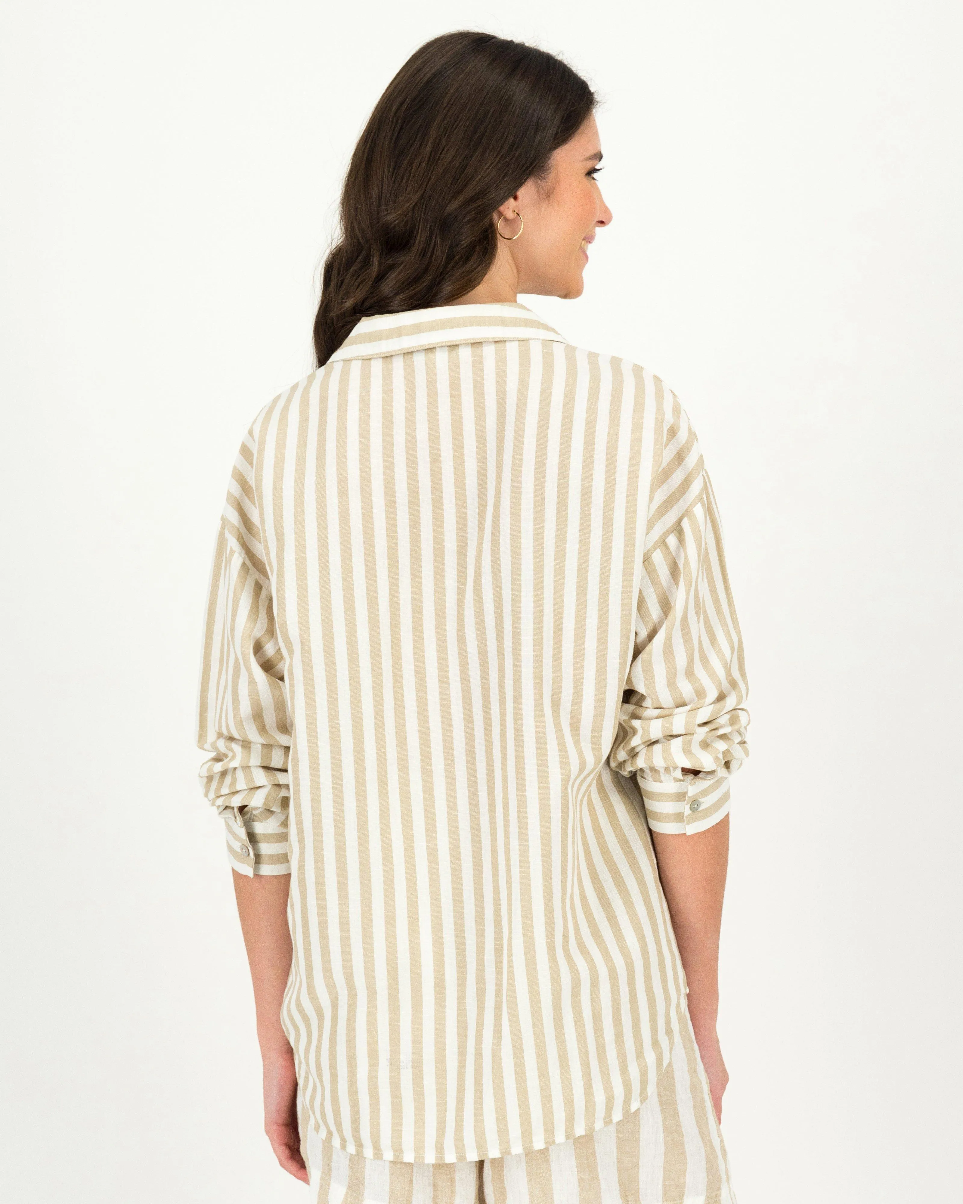 Old Khaki Women's Nova Boyfriend Stripe Shirt | Cape Union Mart