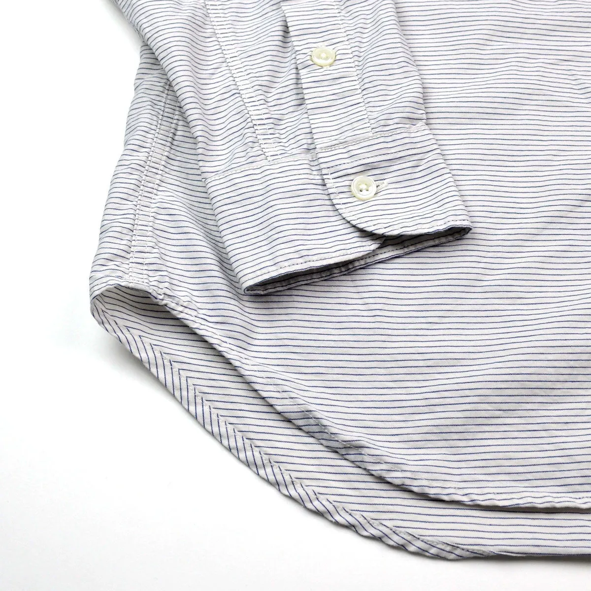 orSlow - Dress Shirt - Border Stripe White