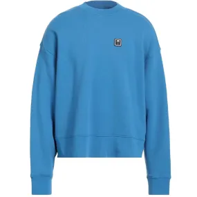 Palm Angels Pxp Palm Crew Blue Sweatshirt