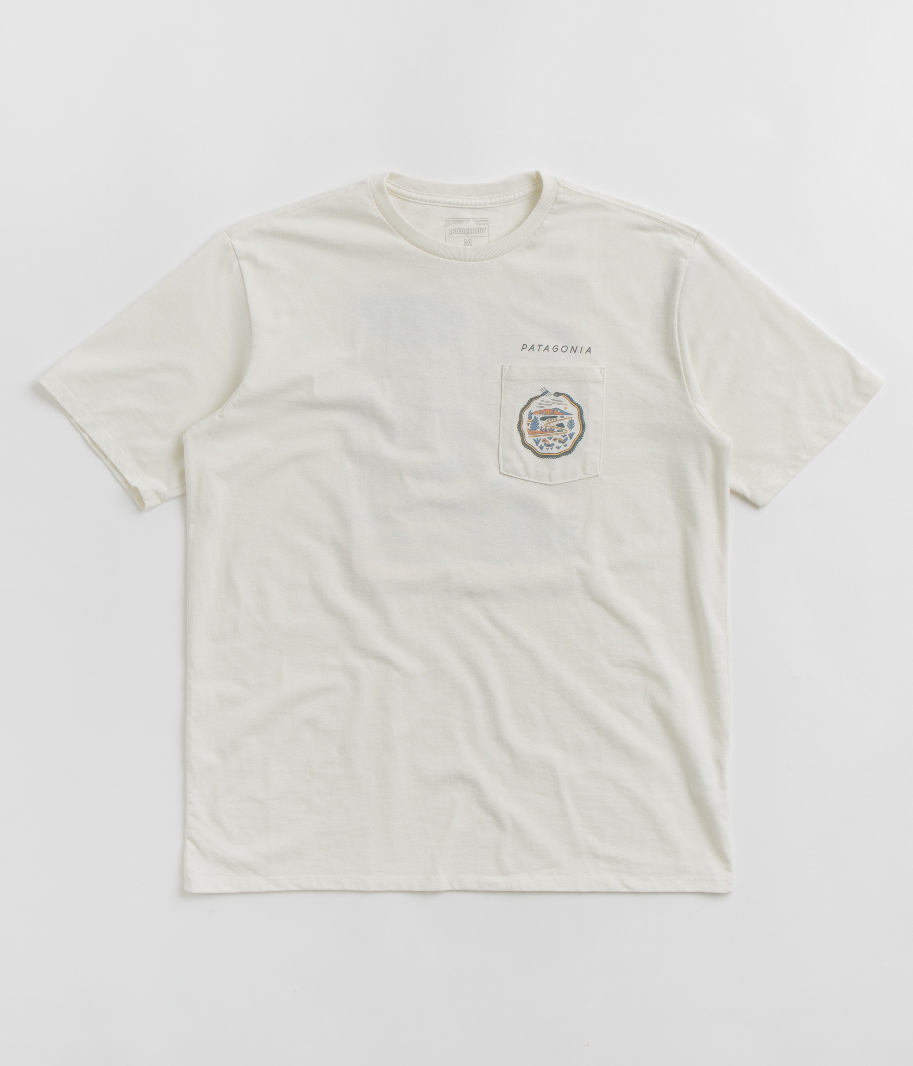 Patagonia Commontrail Pocket Responsibili-Tee T-Shirt - Birch White