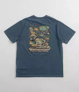 Patagonia Commontrail Pocket Responsibili-Tee T-Shirt - Utility Blue