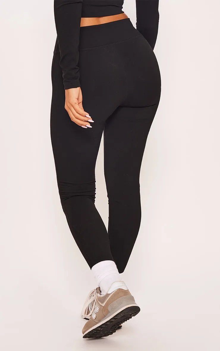 Petite Black Contour Sculpt Leggings | Petite