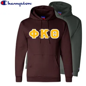 Phi Kappa Theta Champion Powerblend Hoodie, 2-Pack Bundle Deal - Champion S700 - TWILL