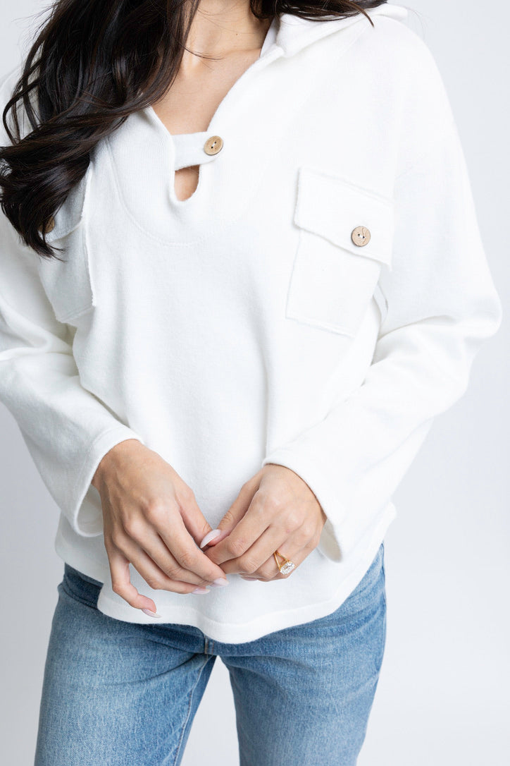 Pocket Collar Top