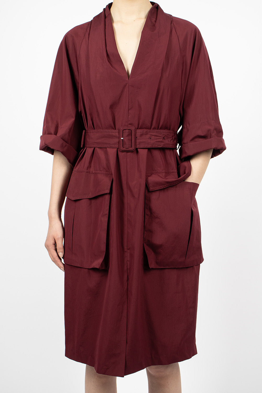 Pocket Dress Bordeaux