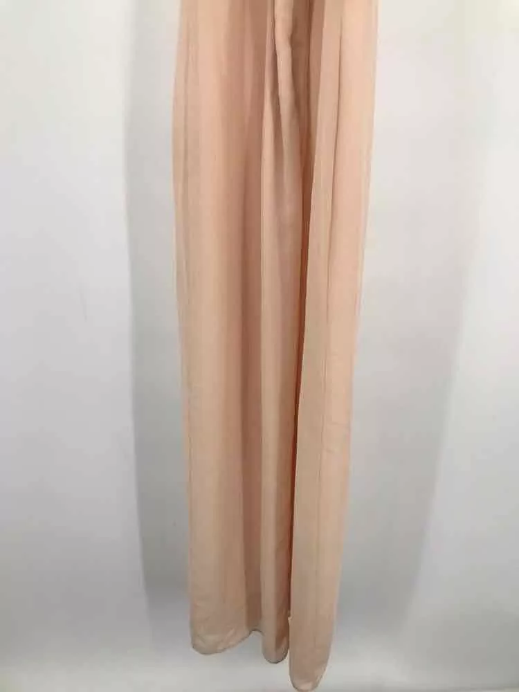 Pre-Owned Adian Mattox Pink Size 2 Maxi Sleeveless Dress