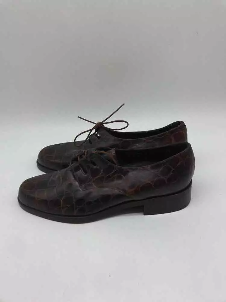 Pre-Owned Cole Haan Brown Size 7 Dress Shoe Flats