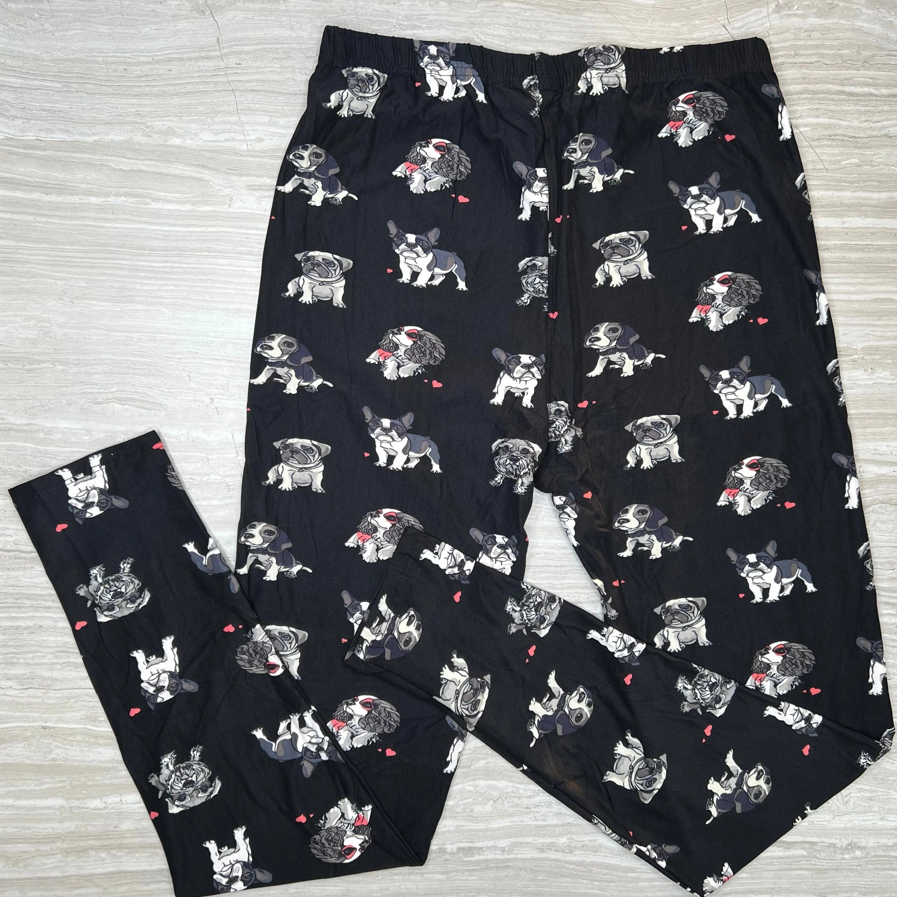 Puppy Love Print Leggings