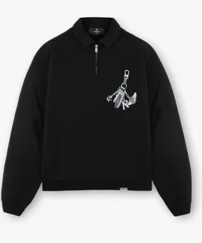 REPRESENT Men's Keys To The Club Quarter Zip Sweatshirt