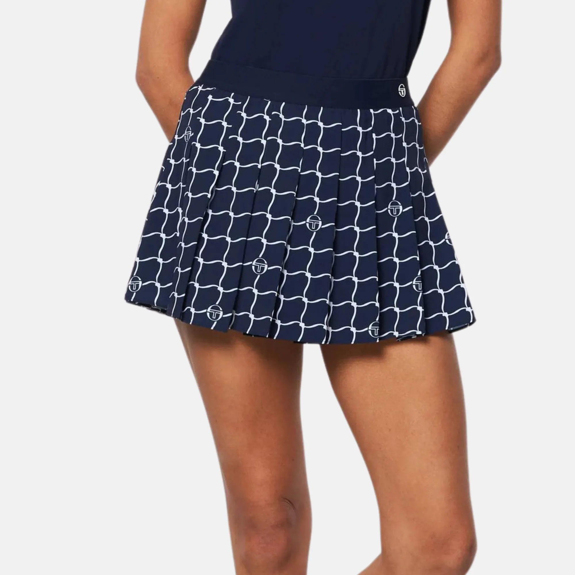 Sergio Tacchini Women's Orazio Printed Maritime Blue Skort