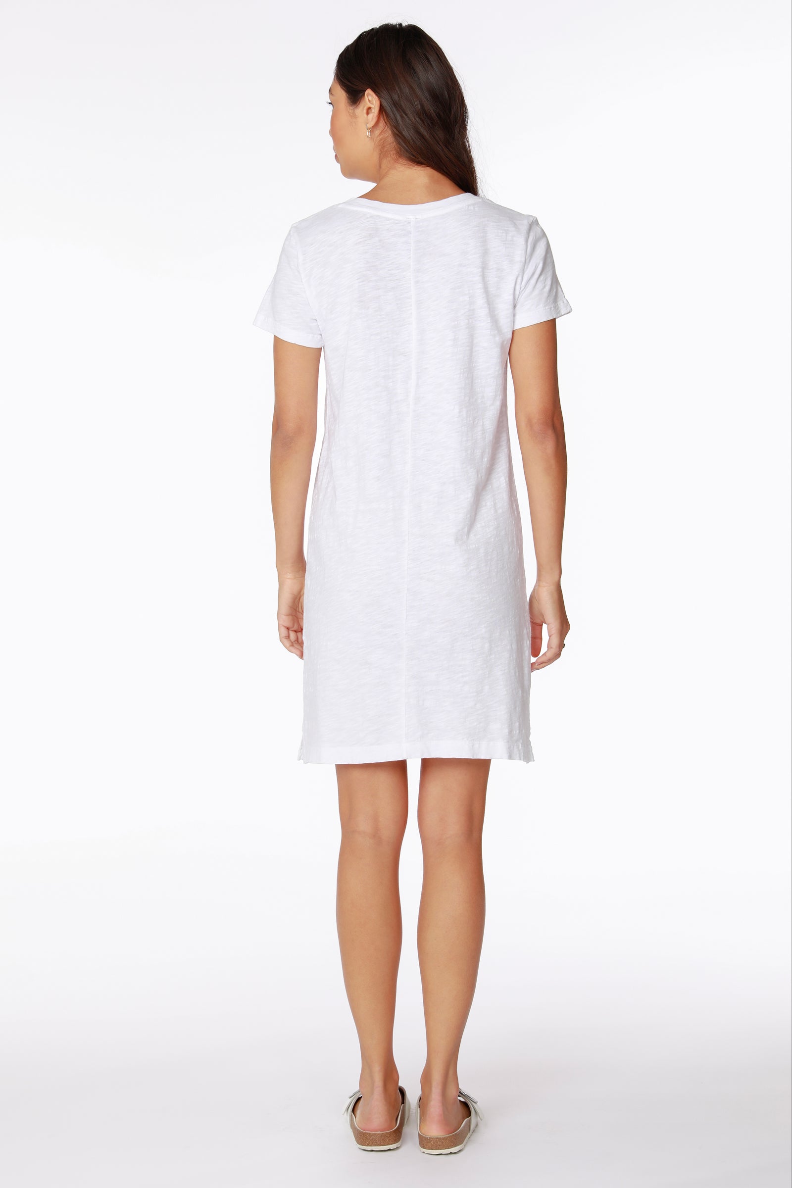 SHOULDER SEAM T-SHIRT DRESS