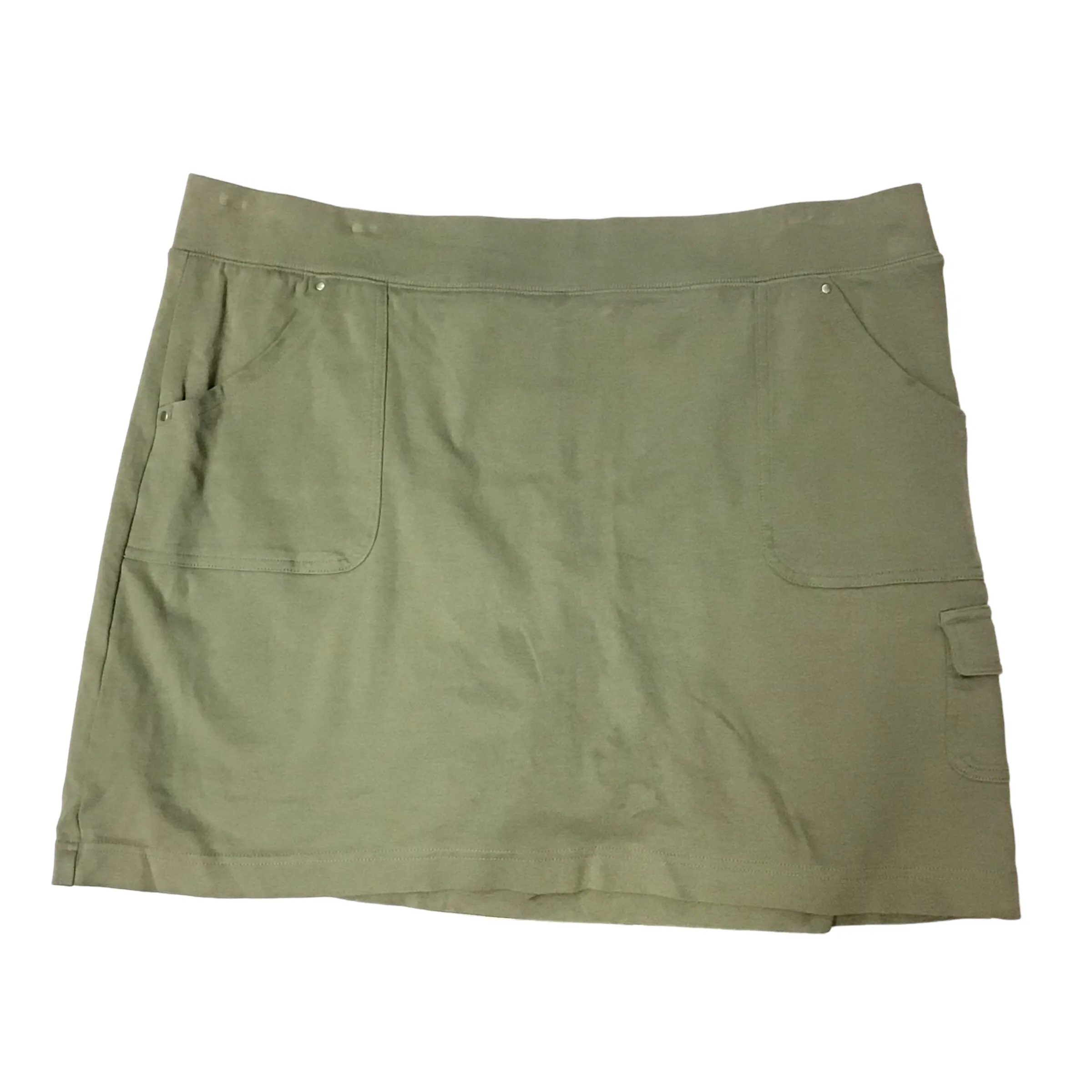 Skort By Croft And Barrow In Green, Size: Xxl