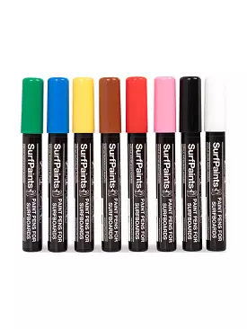 SurfPaints Acrylic Water Based Markers Primary Set