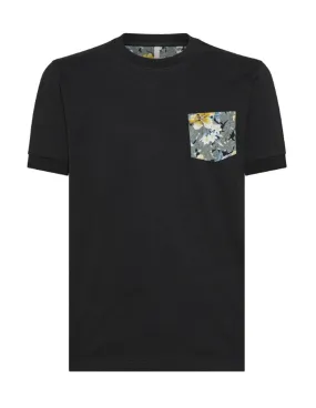 T-shirt Sun68 uomo T34102 pocket nera