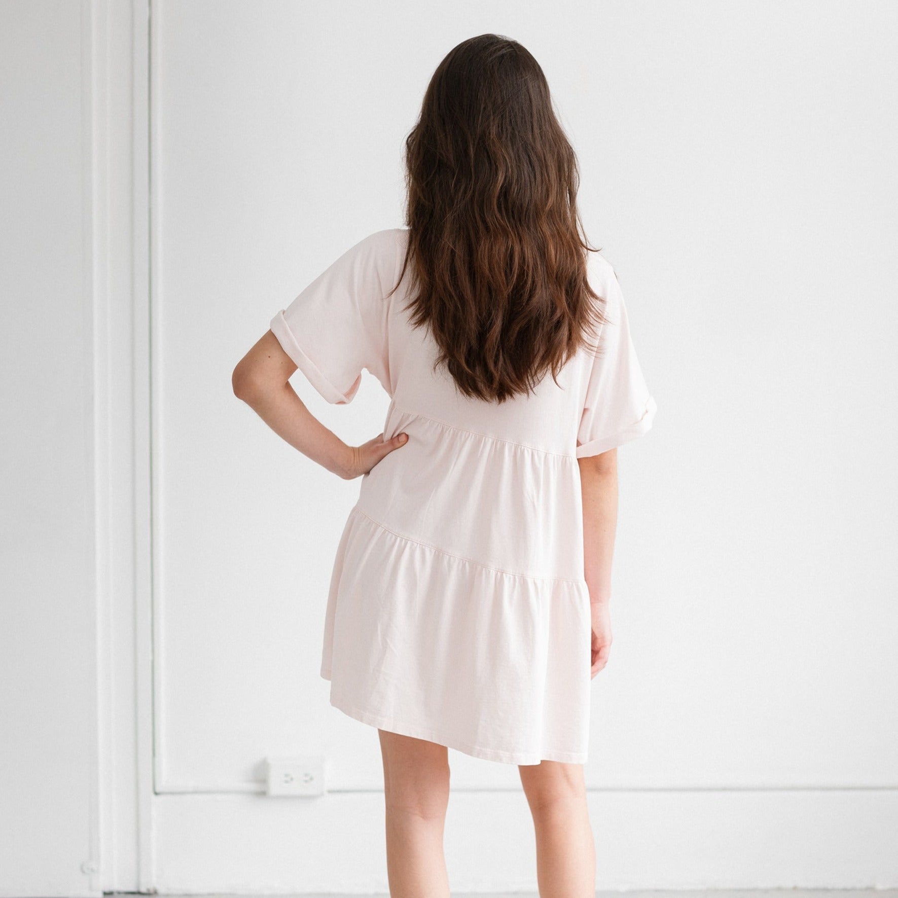 Three Tiered T-shirt Dress