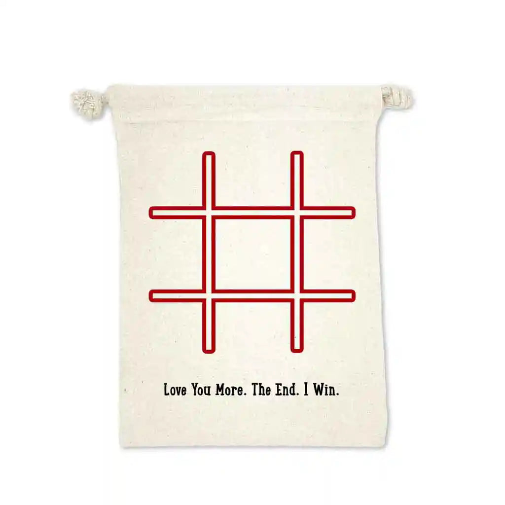 Tic Tac Toe Valentines Goodie Bag - 4 Bag Assortment