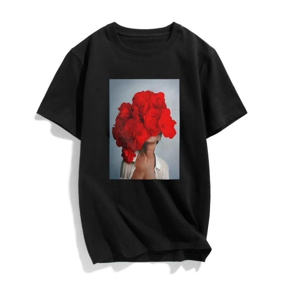 Tsubaki Peony Printed T-Shirt