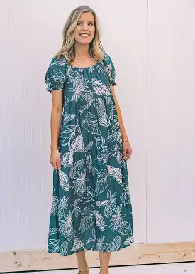 X Fern on Blue Dress